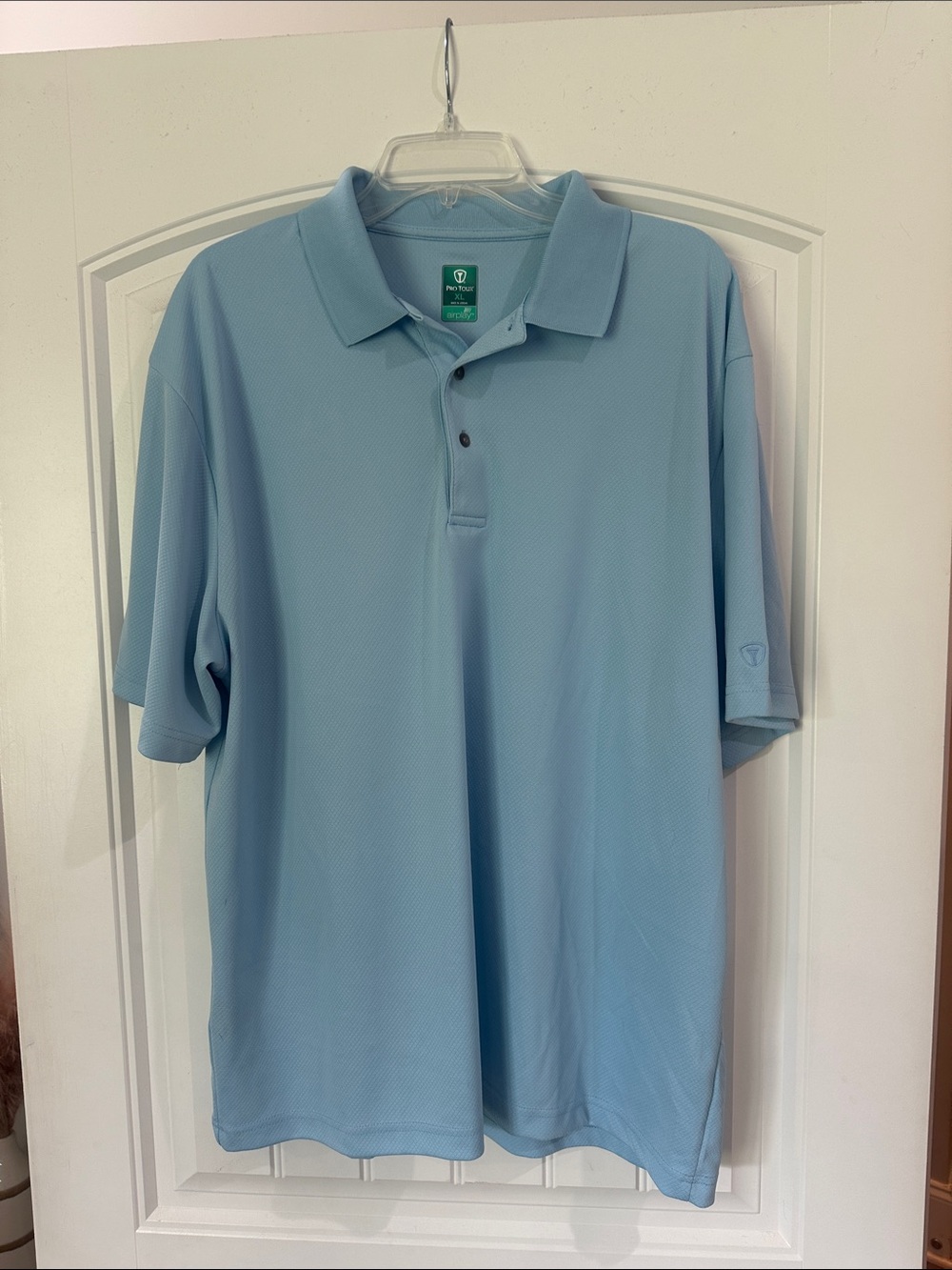 PGA Tour Light Blue Men's Polo